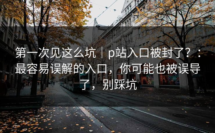 第一次见这么坑｜p站入口被封了？：最容易误解的入口，你可能也被误导了，别踩坑